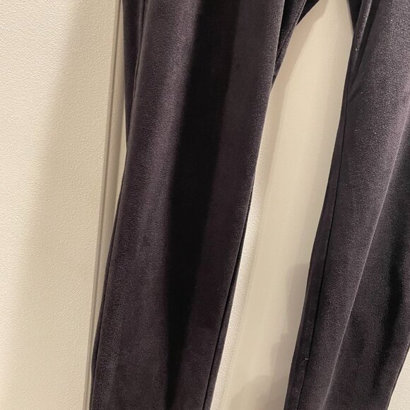 Calvin Klein Suede Stretchy Waistband Leggings black size M - Picture 3 of 5